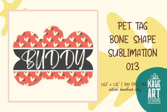 Bone Shape Dog Tag Sublimation PNG 013: A Review