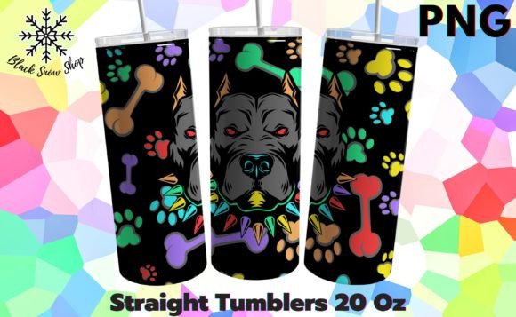 Dog Paw Pastel Black Sublimation Tumbler Review