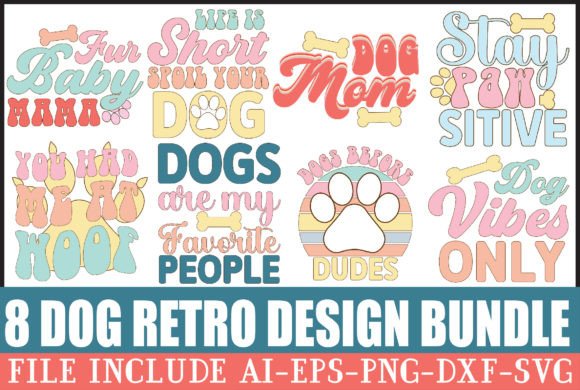 Dog Retro Design Bundle: Real Embroidery Project Insights