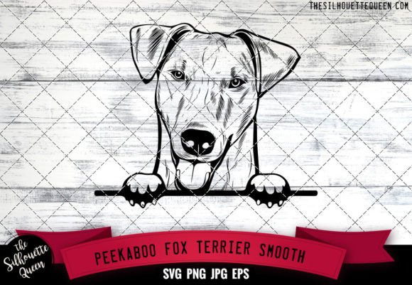 Fox Terrier Smooth Peekaboo Dog Face – A Design Review