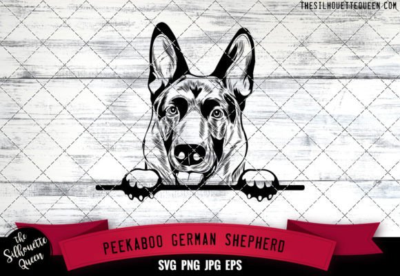 German Shepherd Peekaboo Dog Face: A Designer’s Honest Take