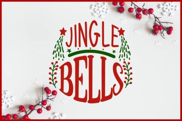 Jingle Bells Christmas Round Signs SVG Review
