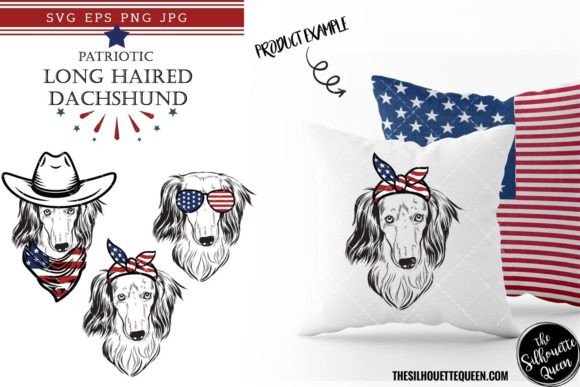 Long Haired Dachshund Dog: Design Review for Real Embroidery Projects
