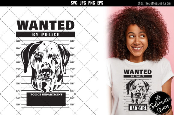 Mugshot of Dalmatian Dog Holding Banner: A Designer Review