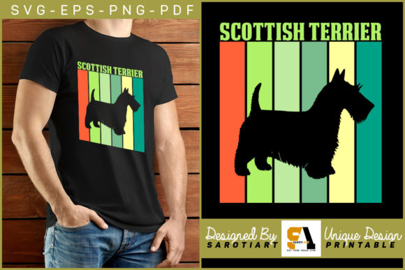Scottish Terrier Dog Design: A Stitch Test