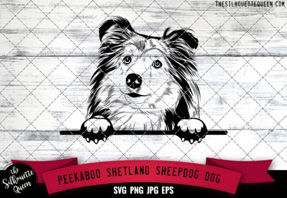 Shetland Sheepdog Peekaboo Dog Face Design Review